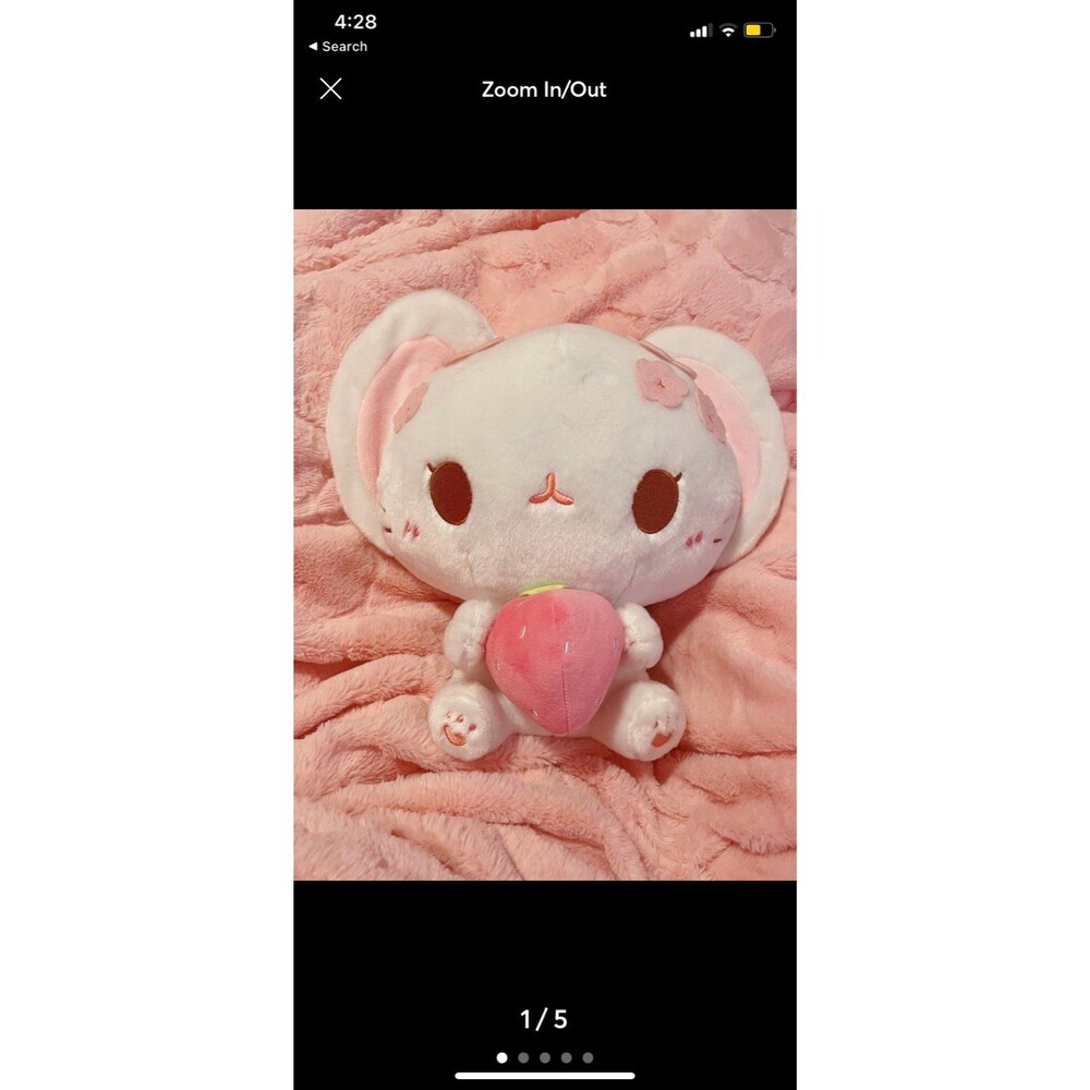 Kawaii Strawberry Berrie Mouse Plush